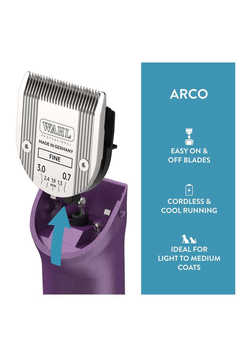 Arco Pet, Dog, Cat, and Horse Cordless Clipper, Alternate, color, Purple