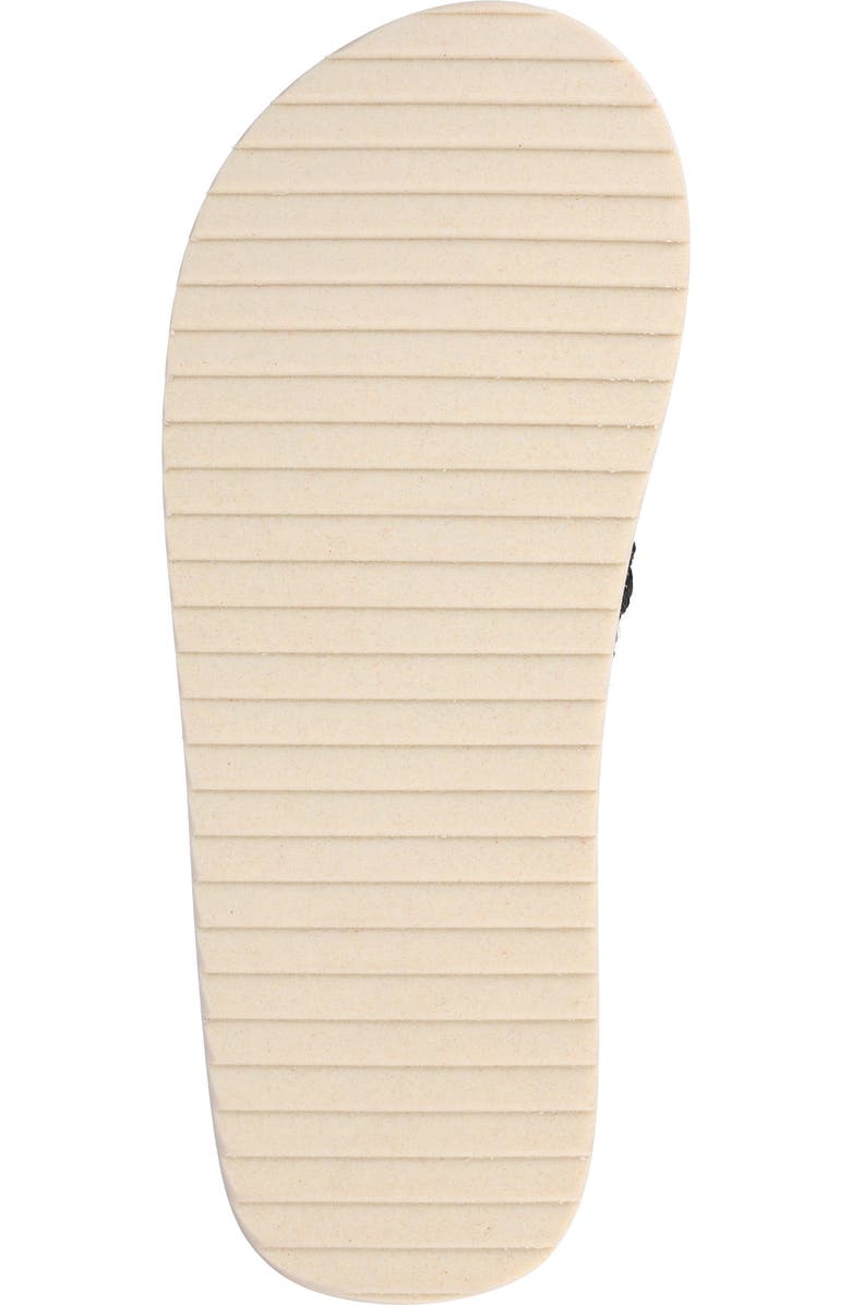 Journee Collection Eloddie Flip Flop, Alternate, color, Black