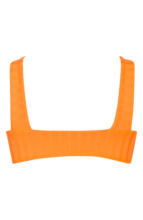 Vitamin A ® Skylar Ring Swim Top In Tangerine