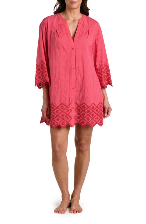 Crinkle Collective Cover-Up Minidress