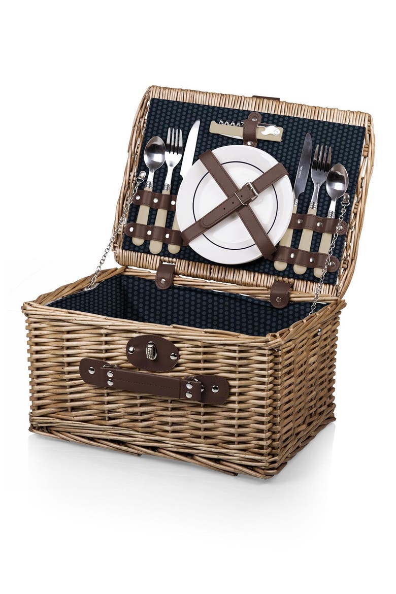 Catalina Picnic Basket, Alternate, color, BLUE