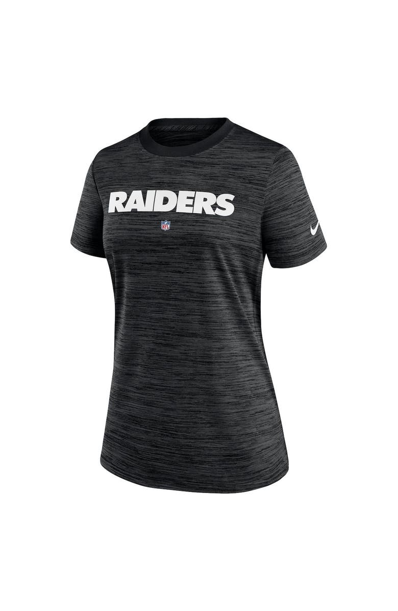 Nike Women's Nike Black Las Vegas Raiders Sideline Velocity Performance T-Shirt, Alternate, color, Black
