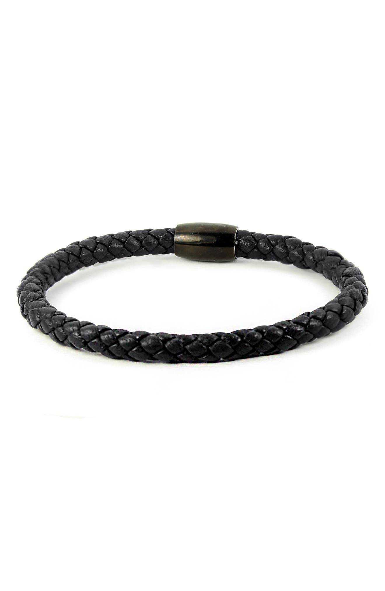 Liza Schwartz Leather Woven Bracelet