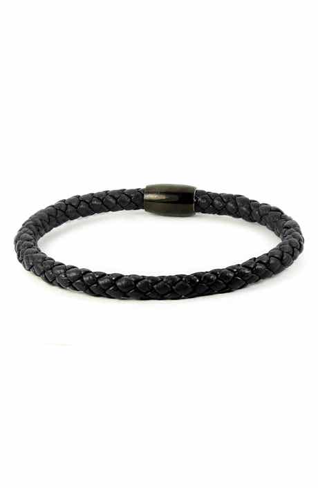 Liza Schwartz Leather Woven Bracelet