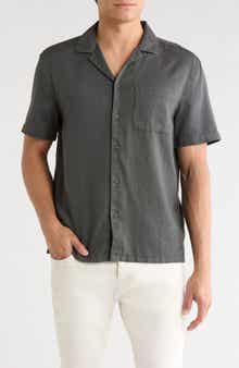 Faherty Hemp Blend & Organic Cotton Camp Shirt