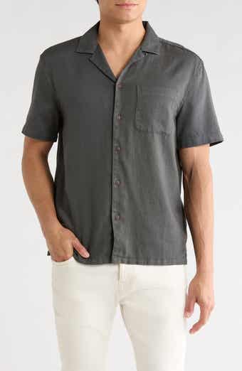Faherty Hemp Blend & Organic Cotton Camp Shirt