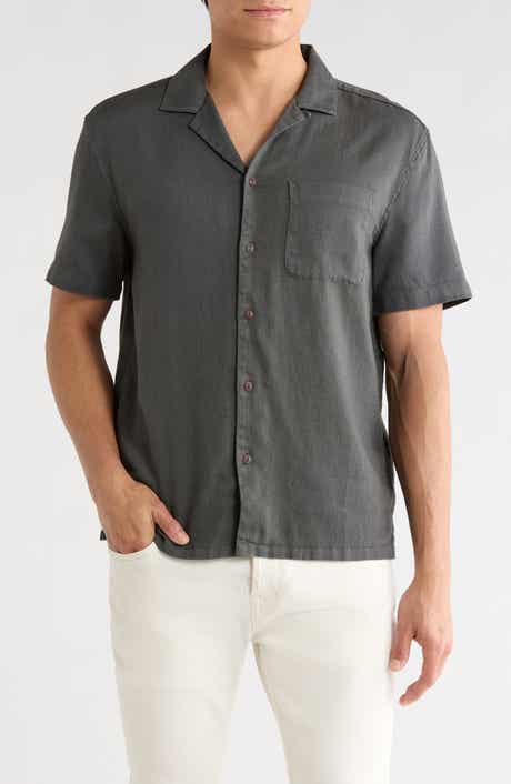 Faherty Hemp Blend & Organic Cotton Camp Shirt