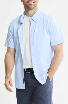 JACHS Performance Tech Button-Up Shirt