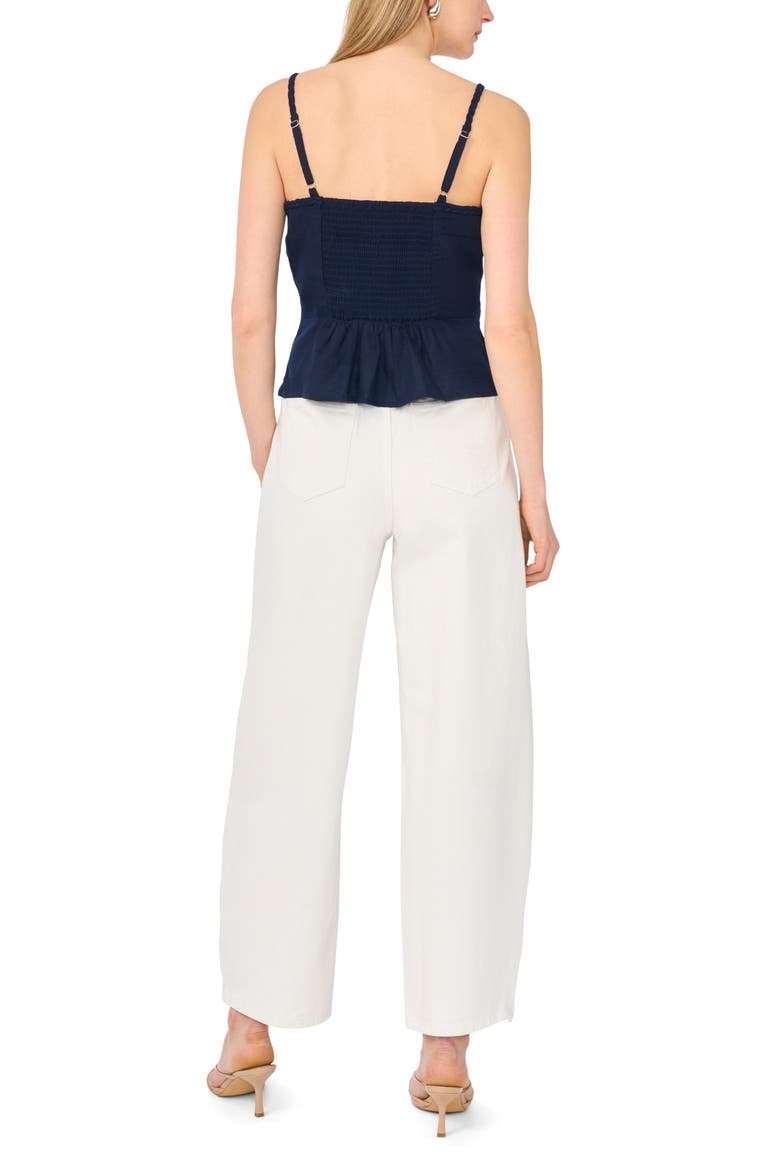Braided Trim Tank Top, Alternate, color, CLASSIC NAVY