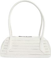 BCBG Perforated Faux Leather Shoulder Bag