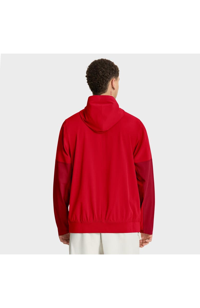 Nike Men's Nike Scarlet Ohio State Buckeyes Anorak Half-Zip Hoodie Jacket, Alternate, color, Scarlet