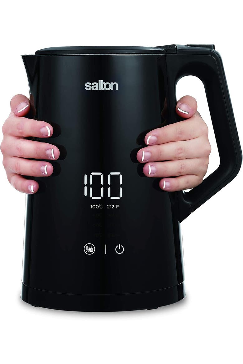Cool Touch Digital Kettle, Alternate, color, Black