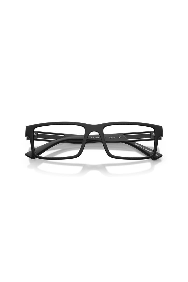 55mm Rectangle optical glasses, Alternate, color, Solid Black