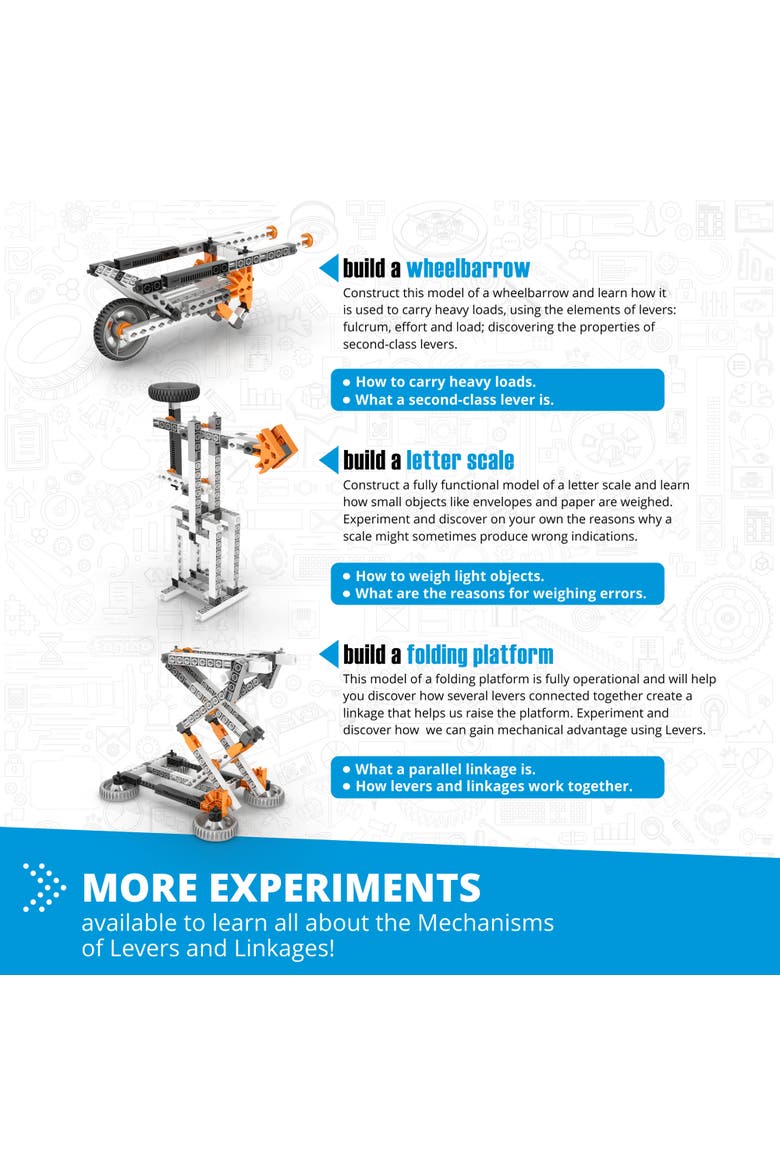 Mechanics, Levers And Linkages Model Toys, Alternate, color, Multicolored
