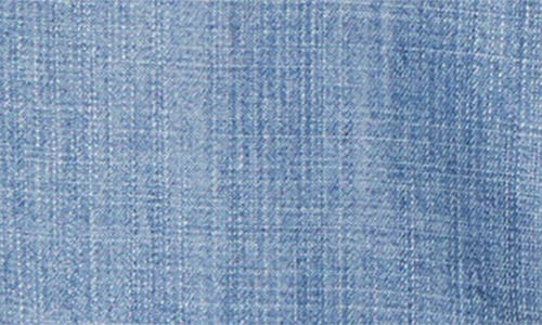 Splendid Violet Puff Sleeve Denim Shirt In Indigo