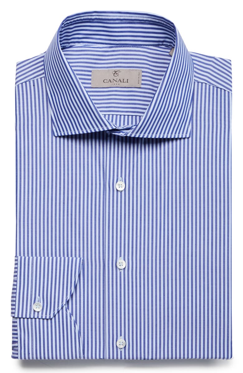 Canali Impeccabile Stripe Dress Shirt, Main, color, 