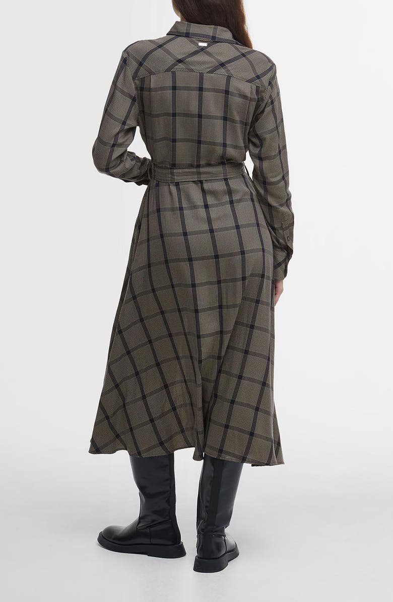 Barbour Claudia Plaid Long Sleeve Maxi Shirtdress, Alternate, color, 