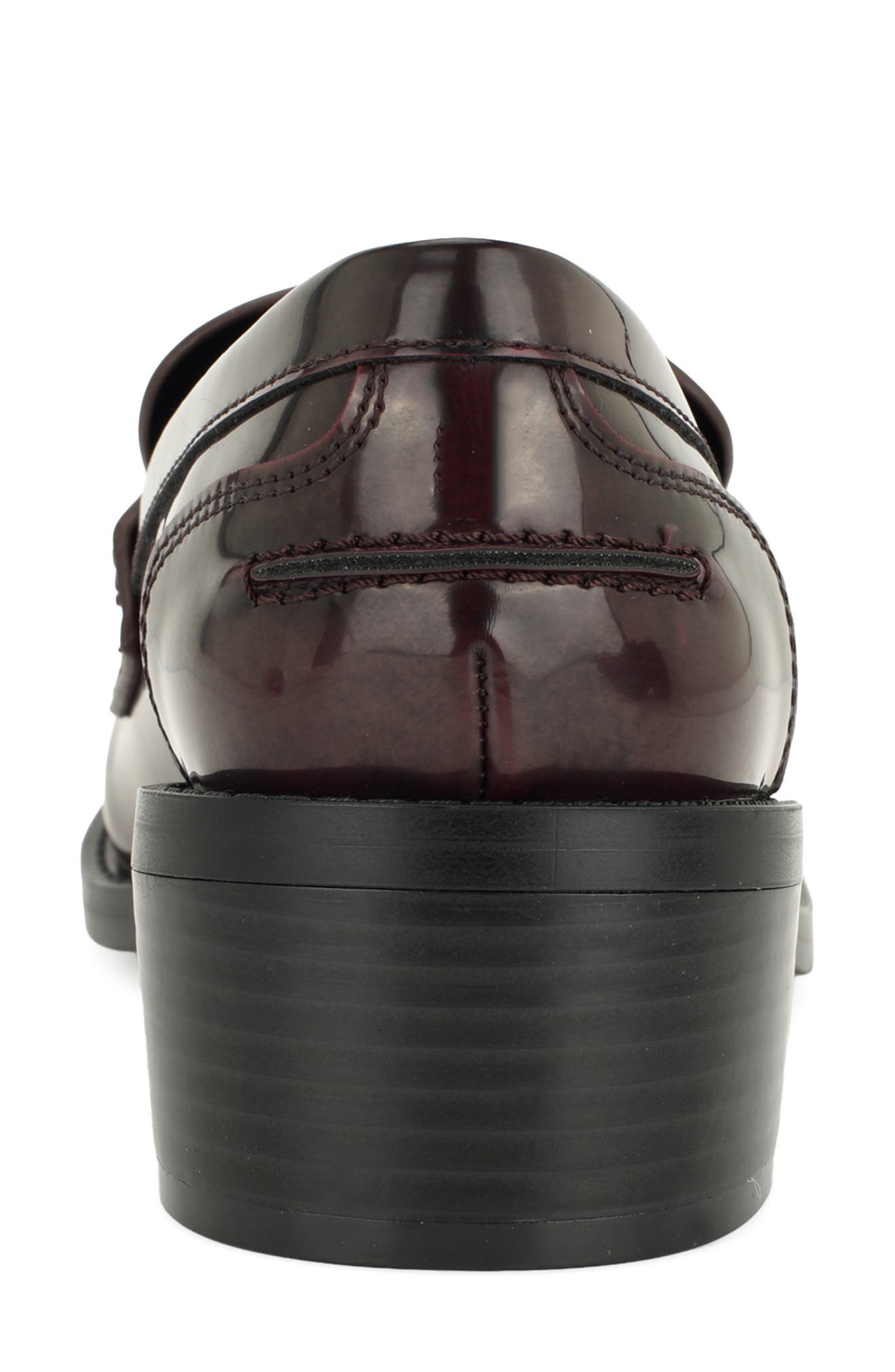Vandel Loafer, Alternate, color, DARK RED