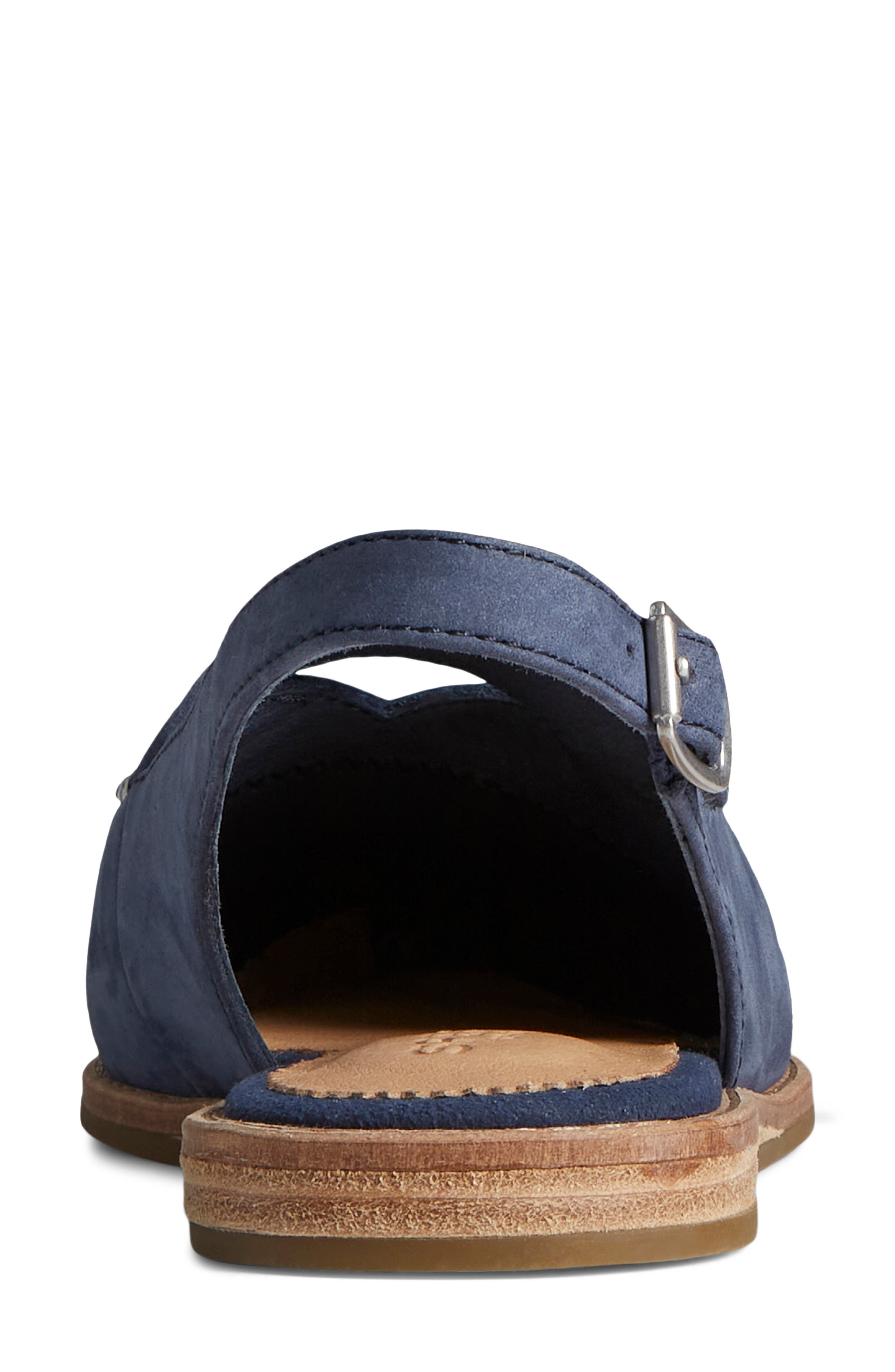 Saybrook Slingback Flat, Alternate, color, NAVY