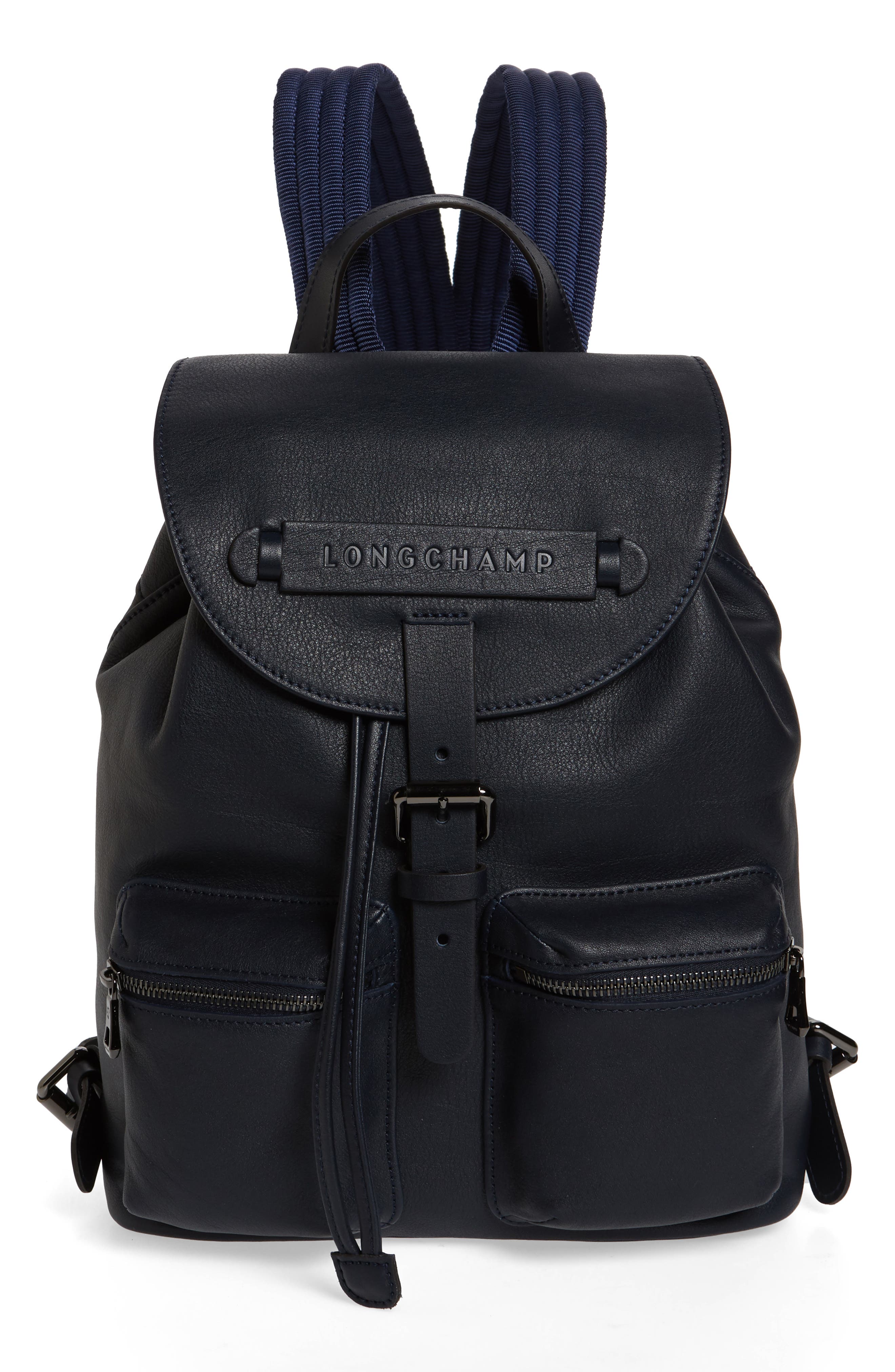 Longchamp Small 3D Leather Backpack
