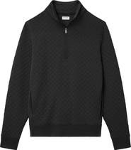 Tommy John Quilted Quarter Zip Top