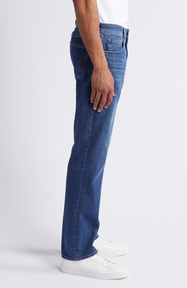Nordstrom Straight Leg Jeans, Alternate, color, Med Wash Indigo