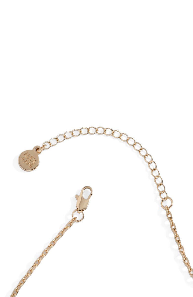 Alex and Ani Puffy Butterfly Charm Necklace, Alternate, color, 