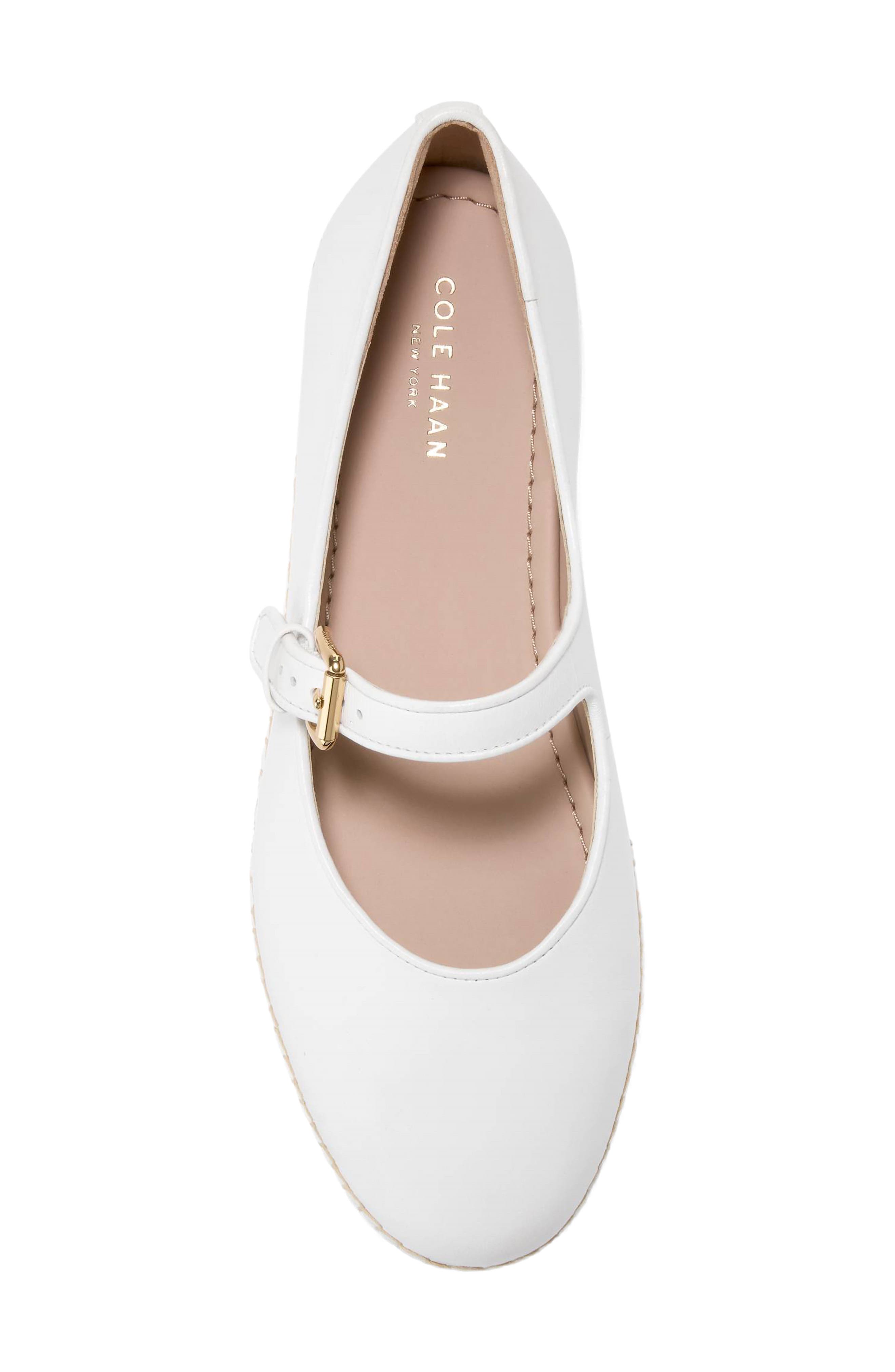 Cole Haan CloudFeel Asbury Mary Jane Flat, Alternate, color, White Leather