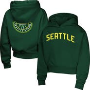 Outerstuff Girls Youth Green Seattle Storm Closer Pullover Hoodie