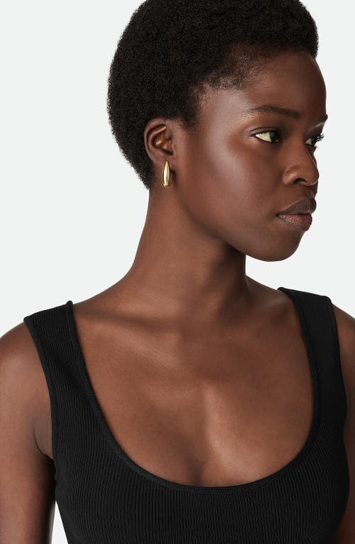Bottega Veneta Circular Gold Hoop Earrings