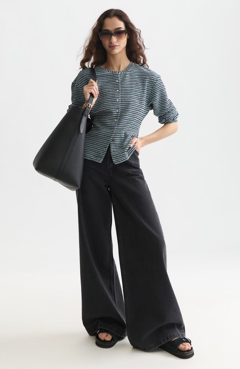 Scotch & Soda Stripe Cardigan, Alternate, color, Arona Stripe