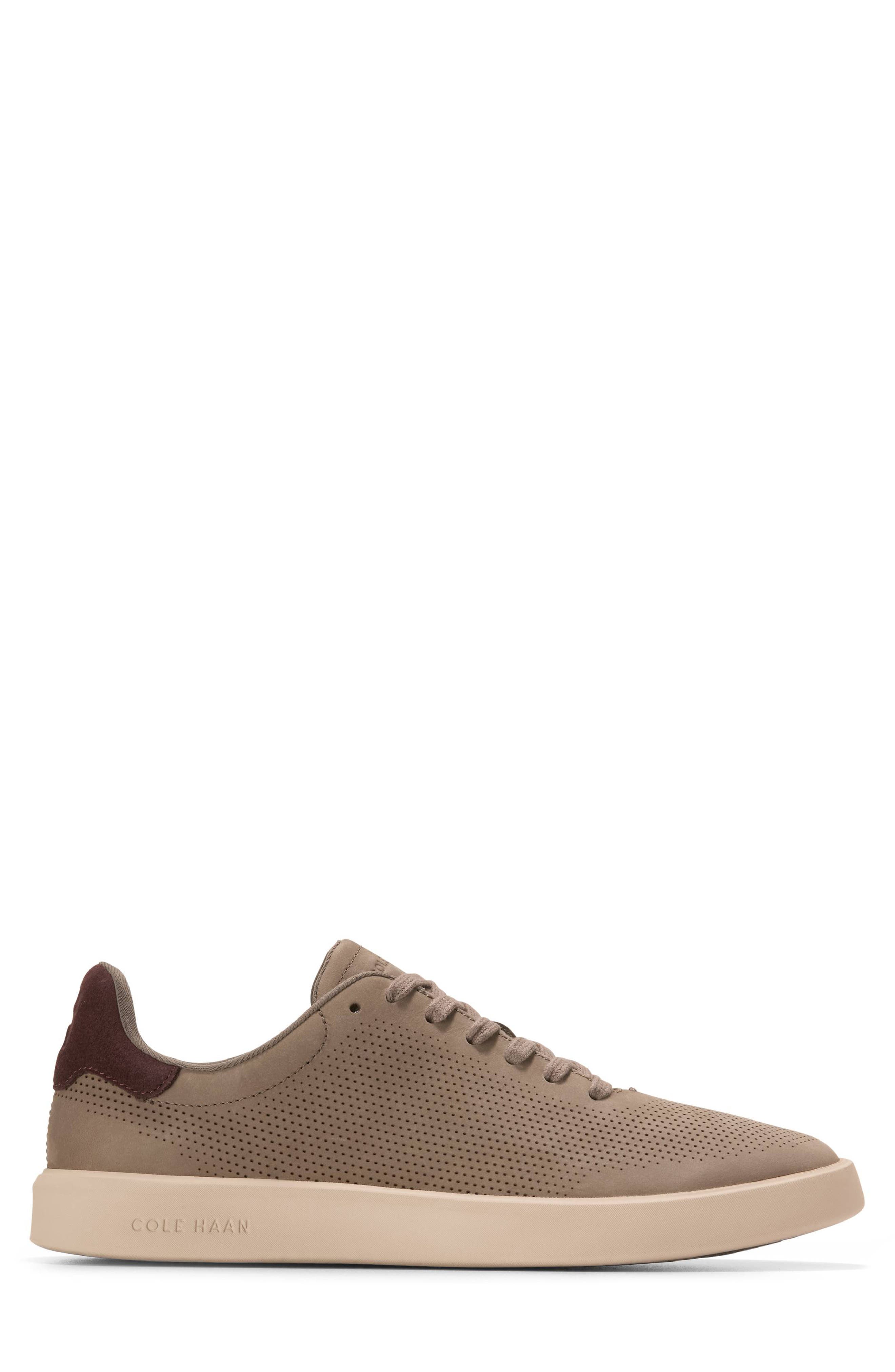 Grand Crosscourt Daily Laser Sneaker, Alternate, color, MOREL NUBUCK/CHOCOLATE RAISIN