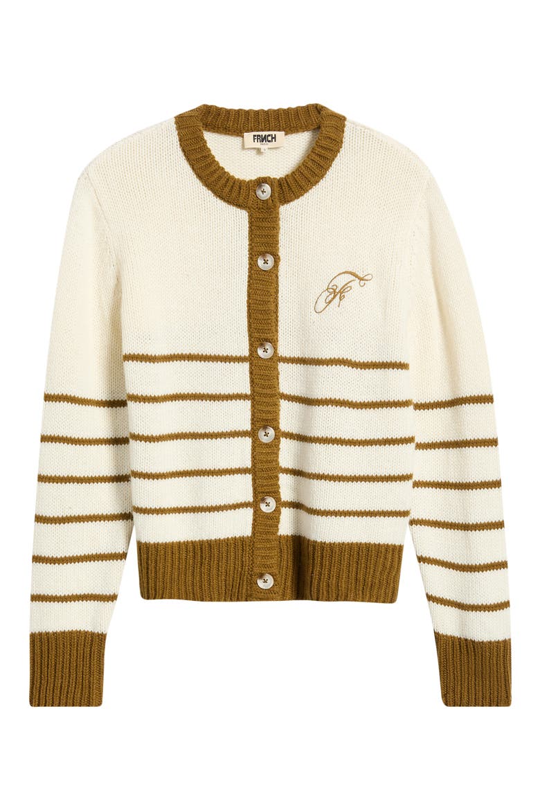 Chesil Cardigan, Alternate, color, CREME