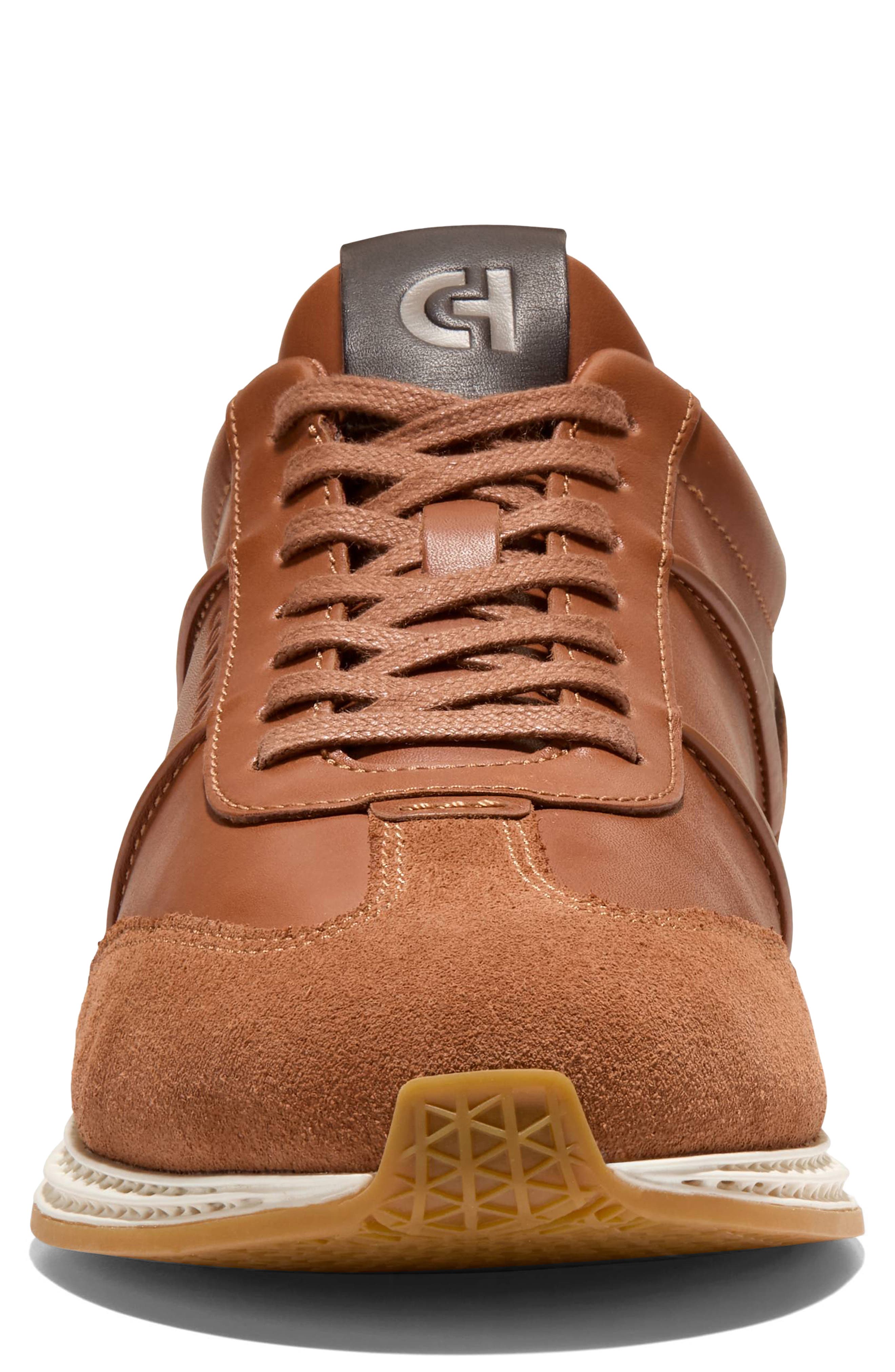 Cole Haan GrandPro LP Skyweave Sneaker, Alternate, color, British Tan / Dark Chocolate