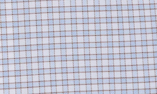 Nordstrom Trim Fit Check Premium Non Iron Cotton Dress Shirt In Multi
