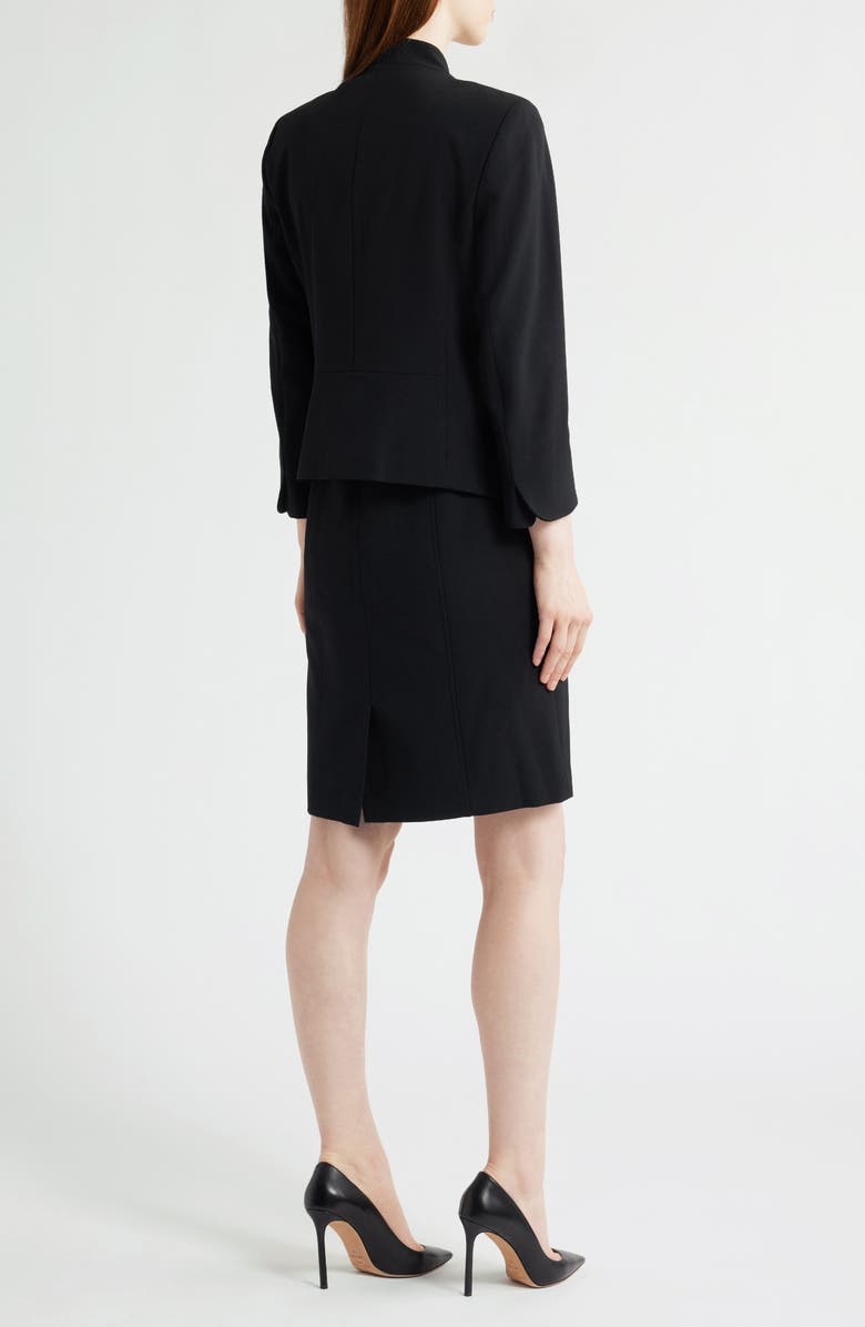 Anne Klein Sleeveless Sheath Dress & Jacket Set, Alternate, color, Black