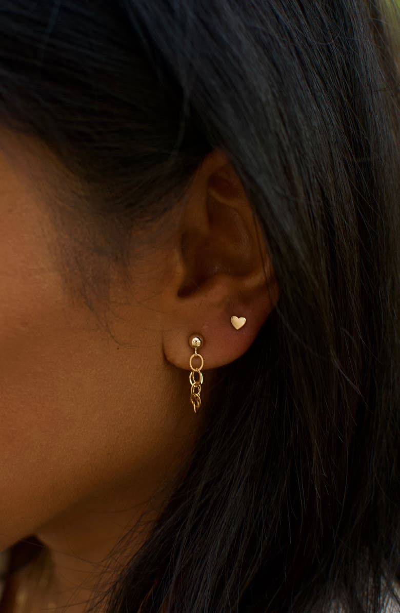 Set & Stones Marley Chain Stud Earrings, Alternate, color,