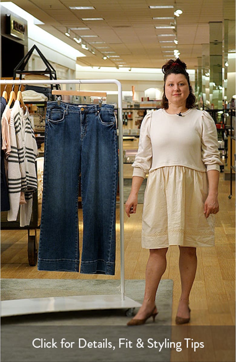 Maya Fab Ab Wide Leg Jeans, sales video thumbnail