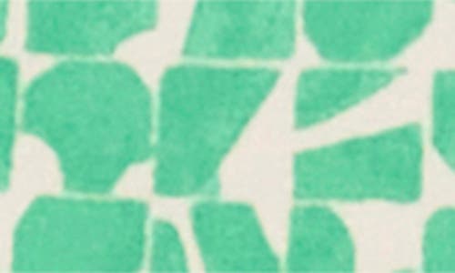 Halogenr Halogen(r) Geo Print Cap Sleeve Shell In Vivid Green