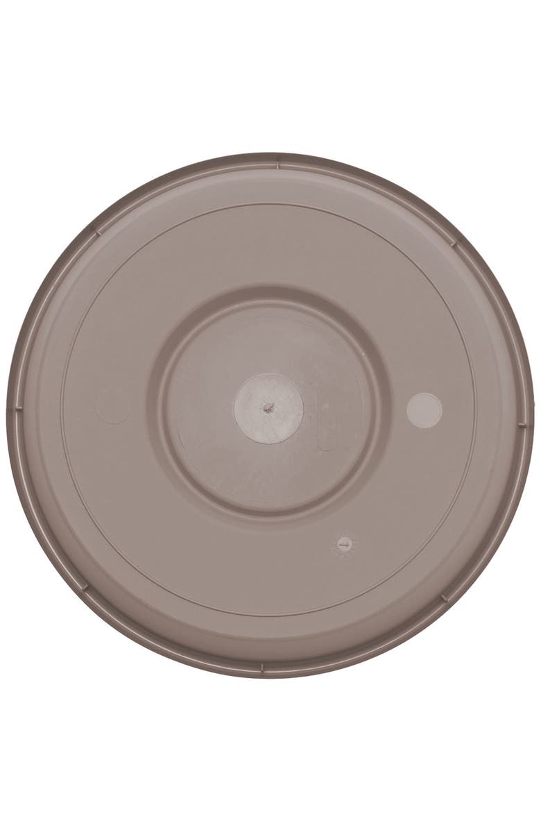 Bloem Terra 17 Inch Resin Saucer, Pebble Stone Beige, Durable Round Flowerpot Tray, Alternate, color, Beige