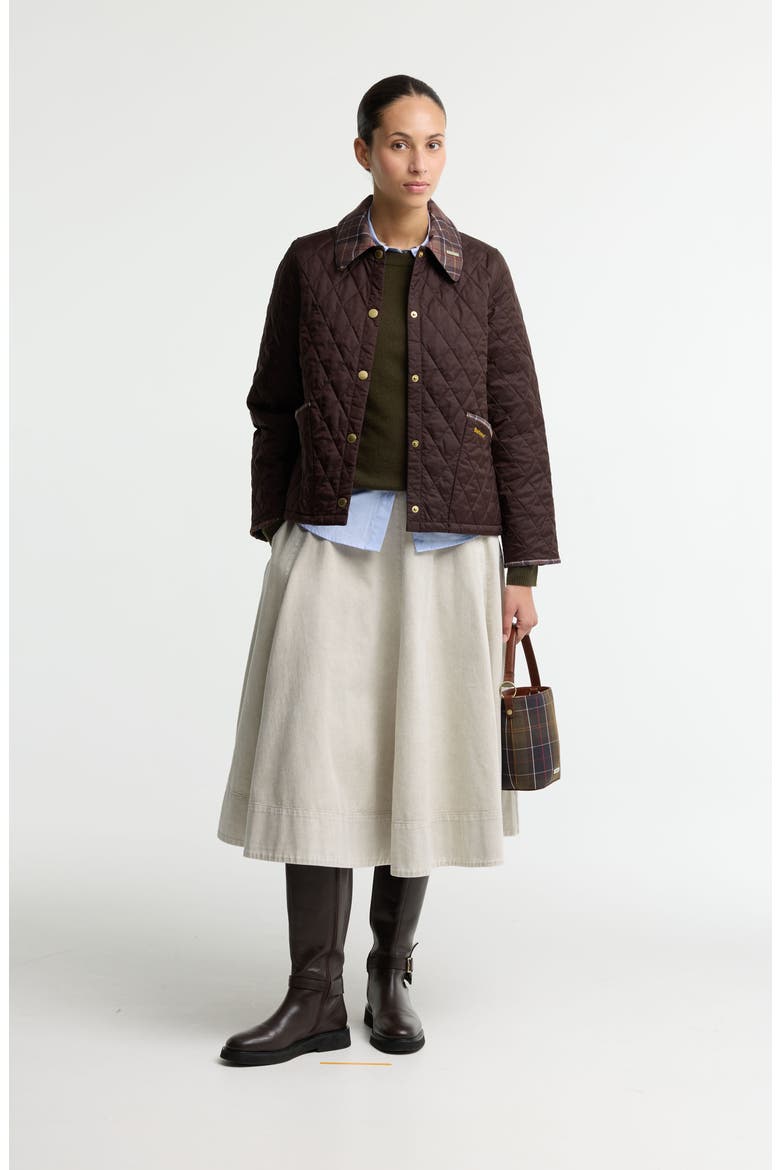 Icons Quilted Jacket, Alternate, color, RUSTIC/ MUTED
