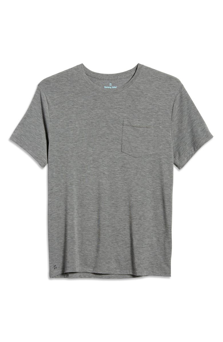 Tommy John Second Skin Sleep Crewneck Pocket T-Shirt, Alternate, color,