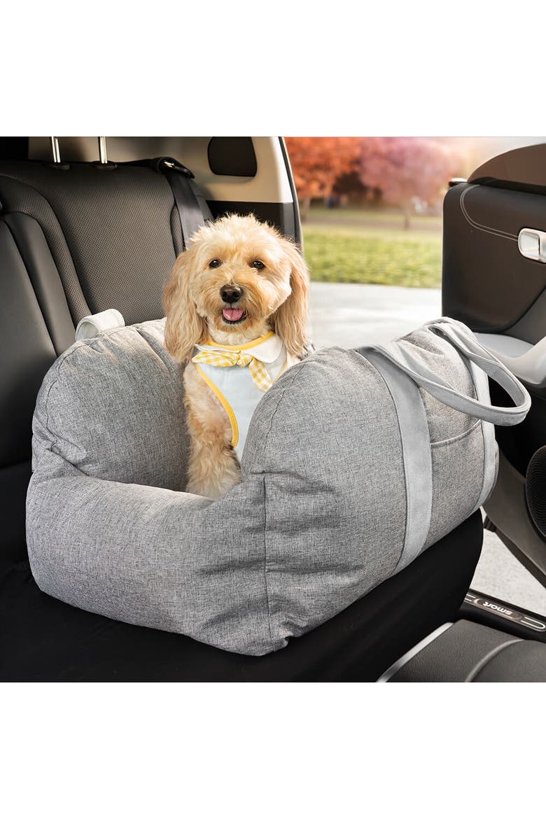 First Class Dog Car Seat Bed, Alternate, color, Grey