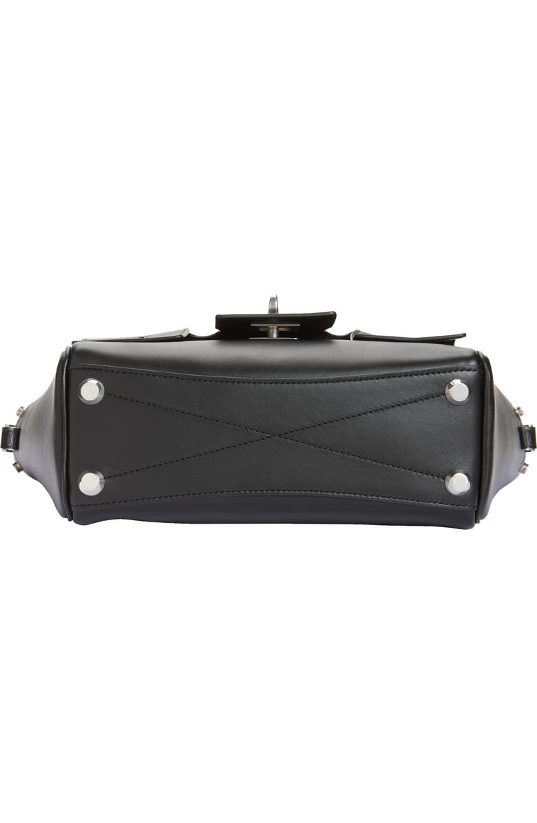 Balenciaga Small Bel Air Leather Carry All Bag, Alternate, color, 1000 Black