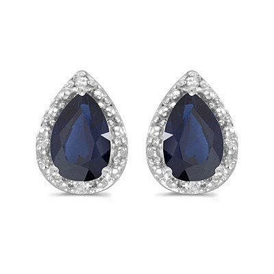 Blue Sapphire,White Gold
