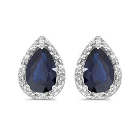Pear Stud Earrings 14k