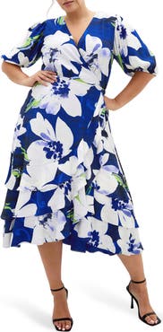 City Chic Bri Floral Midi Dress