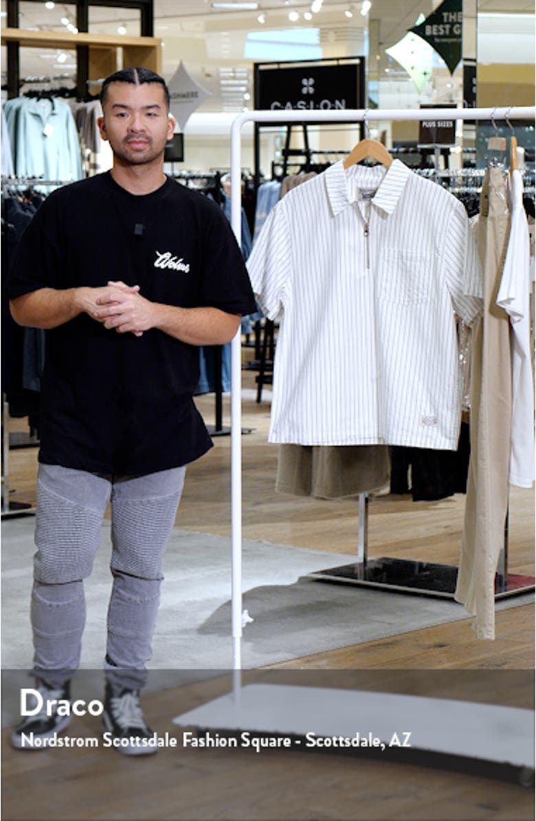 Stripe Quarter Zip Shirt, sales video thumbnail