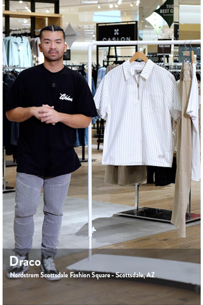 Stripe Quarter Zip Shirt video