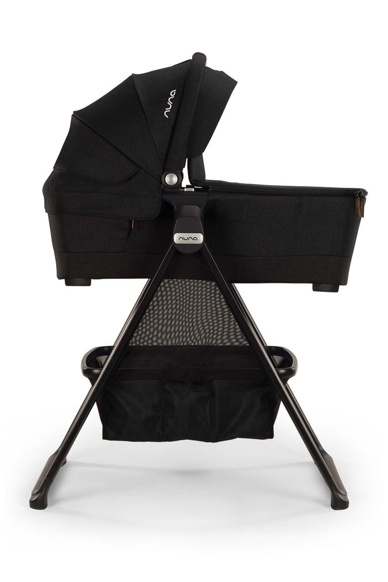 lytl series™ bassinet + stand, Alternate, color, CAVIAR/COGNAC